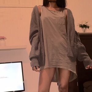 Muscle‎ tank army green dress/ shirt